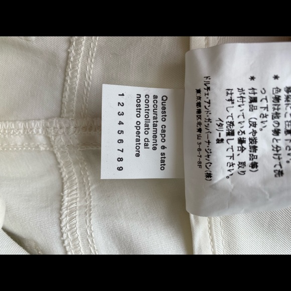 Dolce & Gabbana White Pants New with Tag - Picture 4 of 9